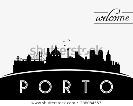 Stok fotoğraf: Porto Iconic Skyline Portugal
