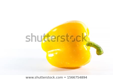 Stok fotoğraf: Golden California Wonder Bell Pepper Top