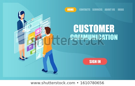 Foto stock: Dashboard Infographics On Profile Of Person User