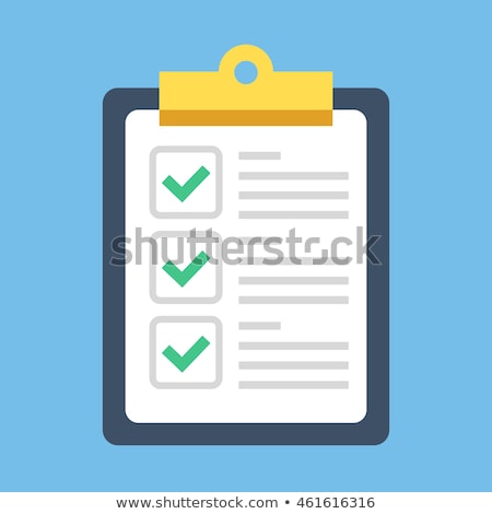 Stockfoto: Check List