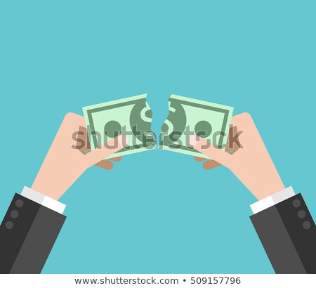 Stock photo: Money Waste Vector Concept Metaphor