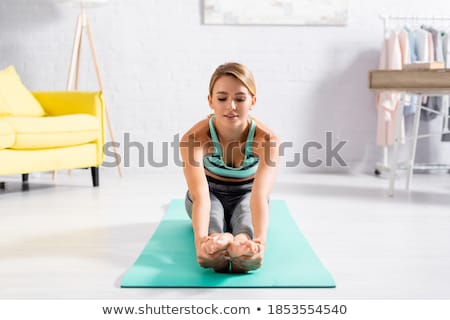 Stock foto: Yoga A Rack