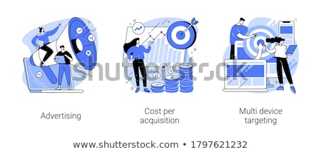 Stock foto: Marketing Campaign Vector Concept Metaphors