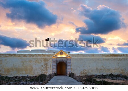 Zdjęcia stock: Fortress Of Sagres Point Was Founded By Henry The Navigator