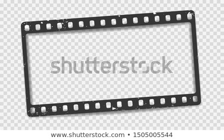 Foto stock: Old Frame And Grunge Filmstrip On The Grunge Background