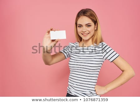 Stock foto: Showing Visiting Card