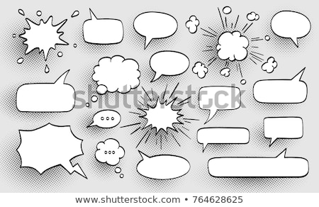Stockfoto: Comic Speech Bubbles Set