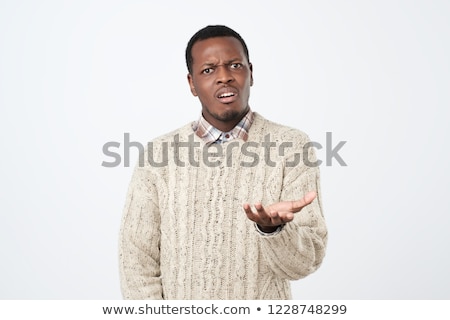 Stock photo: Man Askig Who Cares