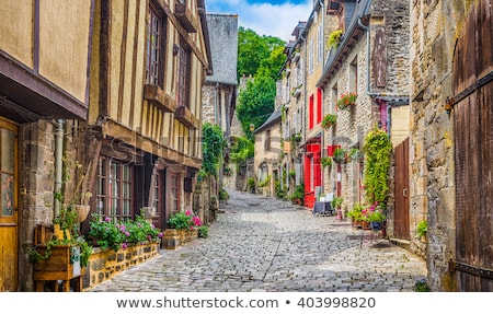 Stock fotó: Old Cobble Stone Street