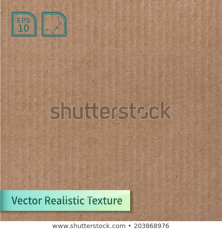 Stockfoto: Creased Brown Paper Vector Seamless Texture