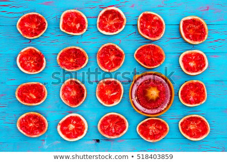 ストックフォト: Freshly Squeezed Ruby Grapefruit Halves