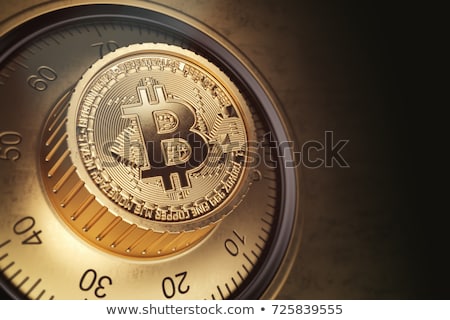 Stock photo: Bitcoin Safe Illustration