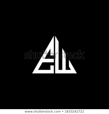 Stock fotó: Initial Neon Light Letter Brand Logo Template Logotype