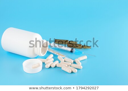 Stok fotoğraf: Pills Injections And Ampoules