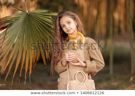 Foto stock: Young Woman Drinking Coconut Milk On Anda Beach Bohol Province Philippines