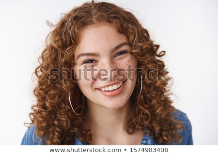 Stok fotoğraf: Portrait Of An Attractive Young Student With Acne
