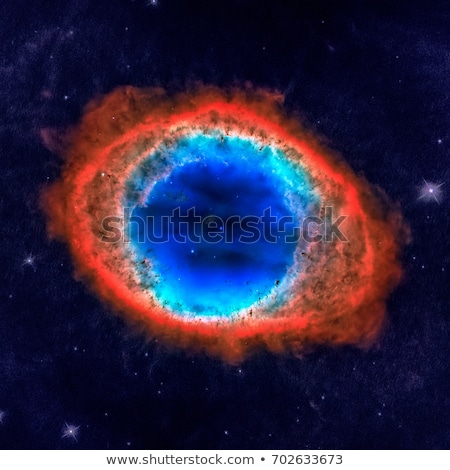 Foto stock: Ring Nebula Is A Planetary Nebula In The Constellation Of Lyra