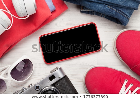 Stok fotoğraf: Clothing And Accessories Urban Outfit For Everyday Or Travel
