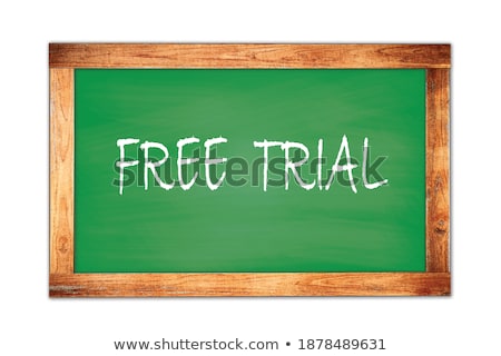 Foto stock: Free Written On Blackboard