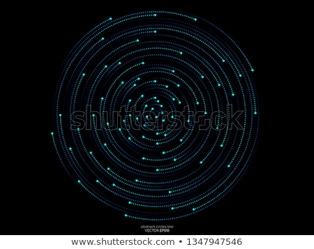 Stok fotoğraf: Rotation Circular Movement On Black Background