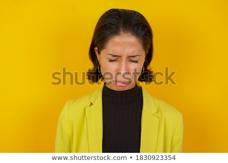 Foto stock: A Gloomy Businesswoman