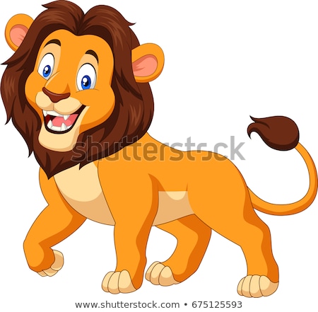 Foto stock: Lion Cartoon