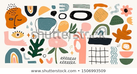 Stock photo: Set Of Hand Drawn Various Elements
