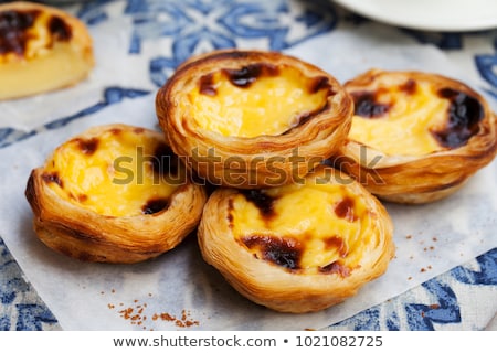 Stok fotoğraf: Custard Tarts