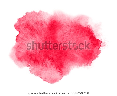 Stok fotoğraf: Abstract Red Watercolor Texture Background