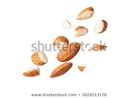 Zdjęcia stock: Chopped Almonds With Whole Ones