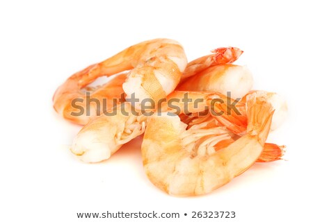 Сток-фото: Closeup Of Royal Tiger Shrimps Cooked