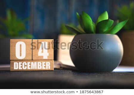 Zdjęcia stock: Cubes Calendar 4th December