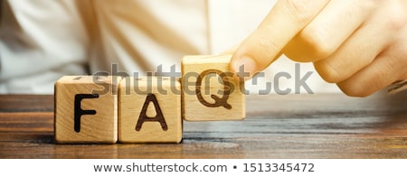 Stockfoto: Faq