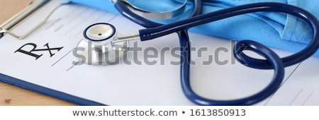 ストックフォト: Stethoscope And Prescription