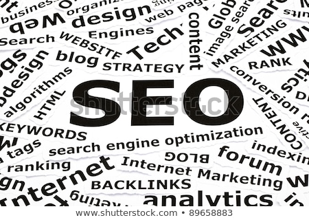 Foto stock: Seo Concept With Other Related Words