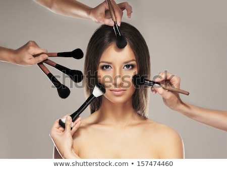 Сток-фото: Young Woman With Oriental Make Up