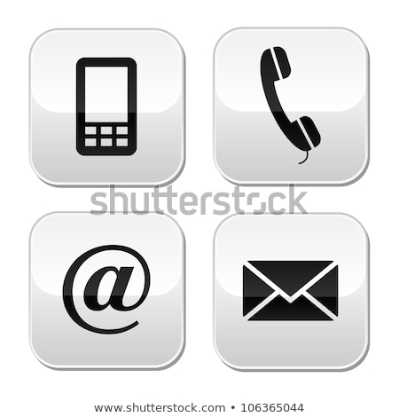 Gray Button Mobile Phone [[stock_photo]] © RedKoala