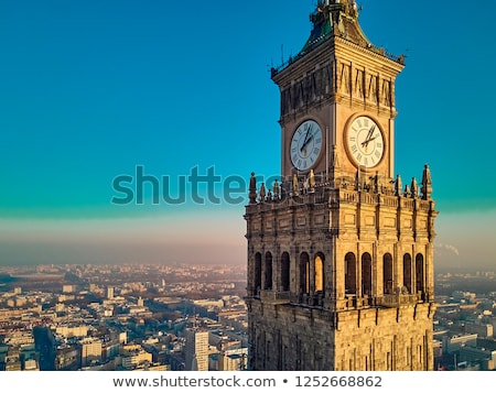 Stock fotó: Palace Of Culture And Science In Warsaw