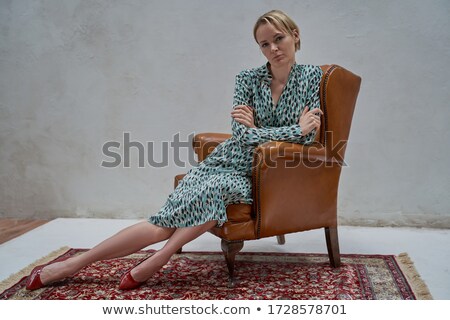 Stockfoto: Attractive Blond Woman Indoor