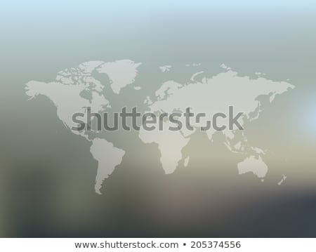 ストックフォト: Abstract Blurred World Map Background