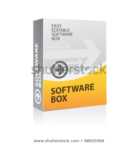 Foto stock: The Software Box