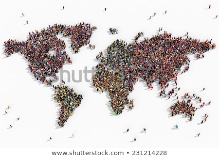 Stock fotó: The Global Population