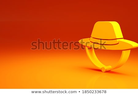 Stock photo: Man In Safari Hat In Hunting Concept