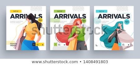 Stock photo: Shopping Mall Web Template In Flat Design