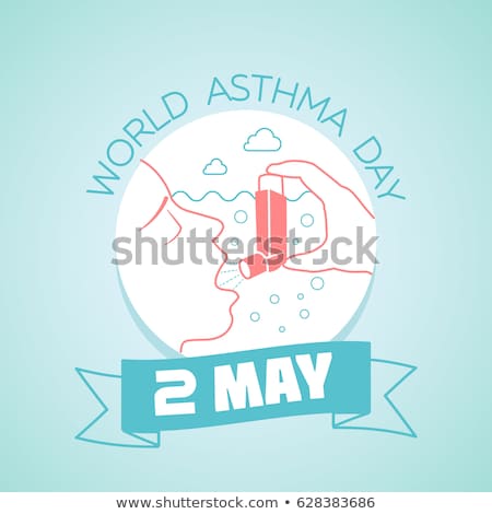 ストックフォト: 2 May Asthma Day