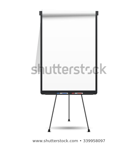 Stockfoto: Blank Flipchart