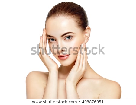 Stock fotó: Daily Makeup Beautiful Face Of A Young Caucasian Woman