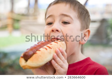 Foto stock: Large Hot Dog