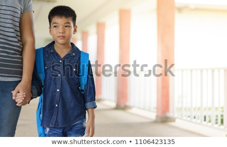 Stok fotoğraf: Young Boy Talking To His Sister