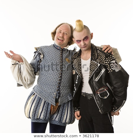 Shakespeare și Punk Imagine de stoc © iofoto